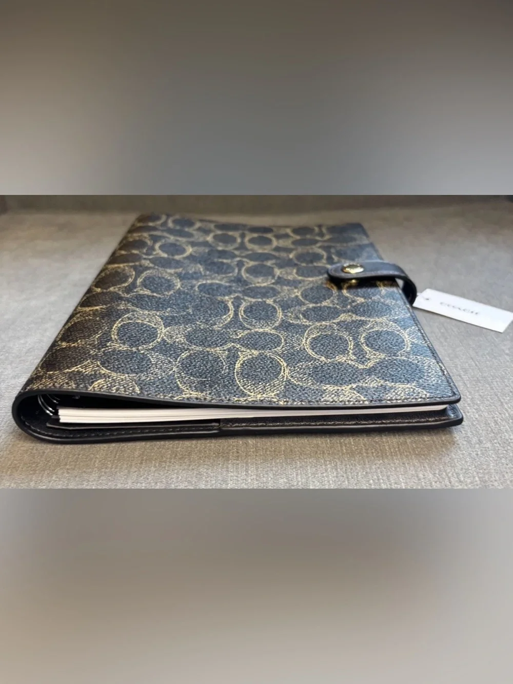 Coach authentic notebook